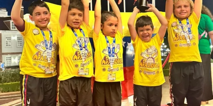 Venezuela conquista 5 trofeos en el Campeonato Internacional de Cálculo en Camboya